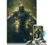 Jigsaw Puzzles for Adults 1000 Pieces Mighty Medieval Knight,Decompressing Intellectual Educational Toy Birthday Present,Gifts (75x50cm)