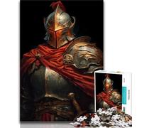 Jigsaw Puzzles for Adults 1000 Pieces Mighty Medieval Knight,Decompressing Intellectual Educational Toy Birthday Present,Gifts (75x50cm)