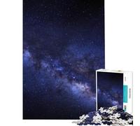 Jigsaw Puzzles for Adults 1000 Pieces Milky Way Galaxy Night Sky Puzzle for Adults Family Games Presents for Women Challenging To Complete (Size 38x52cm)