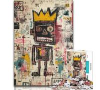 Jigsaw Puzzles for Adults 1000 Pieces Modern Art by Basquiat,Educational Games Home Decoration Is Ideal As A Gift for The Whole Family 50x75cm