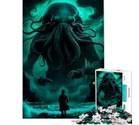 Jigsaw Puzzles for Adults 1000 Pieces Monstrous Awakening for Educational Game Learning Educational Toys Secret Santa Gifts Home Decoration (Size 38x52cm)