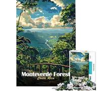 Jigsaw Puzzles for Adults 1000 Pieces Monteverde Forest Costa Rica Landscape Art Jigsaw Relaxing Games But Fun And Humorous Birthday Present, Gifts, (Size 38x52cm)