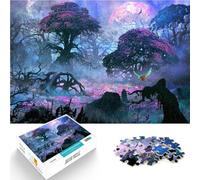 jigsaw puzzles for adults 1000 pieces Moonlight Hunter Made of wood，for ages 14 and over Home Decoration Gifts Secret Santa Gifts。size：50x75cm/14.96x20.47inch