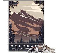 Jigsaw Puzzles for Adults 1000 Pieces Mornings in Colorado, for 14+ Challenging Game As A Gift for The Whole Family And Friends 26x38cm