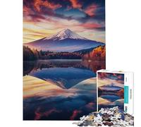 Jigsaw Puzzles for Adults 1000 Pieces Mount Fuji Japan Fun Activities at Home Improve Memory Practical Game for And from 14 Years And over (50x75cm)