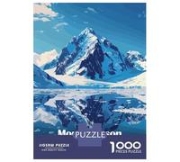 Jigsaw Puzzles for Adults 1000 Pieces Mount Vinson, Antarctica Jigsaw Puzzle Relaxing Games Difficult Hard Challenging To Complete 38x26cm/1000pcs