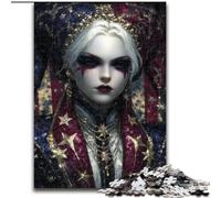 Jigsaw Puzzles for Adults 1000 Pieces Mysterious Elf Girl,Challenging Game Toys for Is Ideal As A Gift for The Whole Family 50x75cm