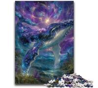 Jigsaw Puzzles for Adults 1000 Pieces Mysterious Whale Adult Puzzles,Challenging Game Gifts for Is Ideal As A Gift for The Whole Family (26x38cm)