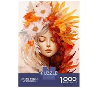 Jigsaw Puzzles for Adults 1000 Pieces Mystic Feathered Beauty Puzzles for Adults Relaxing Games Presents for Women Challenging Game Gifts 52x38cm/1000pcs