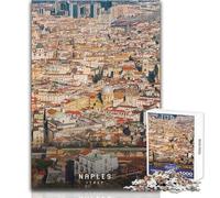 Jigsaw Puzzles for Adults 1000 Pieces Naples Educational Family Game Pattern Assembly Secret Santa Gifts Size 38x26cm