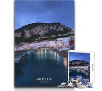 Jigsaw Puzzles for Adults 1000 Pieces Naples Educational Family Game Pattern Assembly Secret Santa Gifts Size 38x26cm