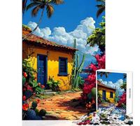 Jigsaw Puzzles for Adults 1000 Pieces Nature Landscape Family Game Enhance Memory Toy Wall Decor Improving Love between Couples (38x26cm)