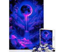 Jigsaw Puzzles for Adults 1000 Pieces Neon Dreamscape Jigsaw 1000 Pieces Practical Game Gifts For Birthdays For Family Fun (38x26cm)