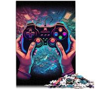 jigsaw puzzles for adults 1000 pieces Neon game Relax Games 26x38cm for is ideal as a gift for the whole family for teenager Age 14 Up
