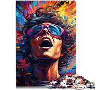 Jigsaw Puzzles for Adults 1000 Pieces neon heroes Family Entertainment Toys 26x38cm Unique Home Decor and Gifts for ages 14+