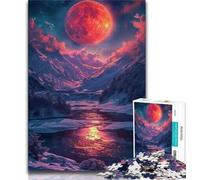 Jigsaw Puzzles for Adults 1000 Pieces Neon Winter Nature Adult Jigsaw,Challenging Difficult Deal As Gifts for The Whole Family (size 75x50cm)