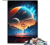 Jigsaw Puzzles for Adults 1000 Pieces New Earth Universe Cosmos, Elephant Toy Intellectual Game Birthday Present, Gifts, Wall Art for Ages 14+ (Size 26x38cm)