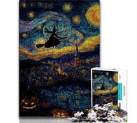 Jigsaw Puzzles for Adults 1000 Pieces Night Sky Castle Puzzles,Learning Educational Toys Family Games Unique Birthday And Gifts 75x50cm
