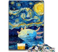 Jigsaw Puzzles for Adults 1000 Pieces Night Sky Salamander Challenging Game Toys Deal As Gifts for The Whole Family for Ages 14+ 50x75cm
