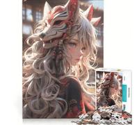 Jigsaw Puzzles for Adults 1000 Pieces Ninja Princess Educational Game Home Art Decor for Is Ideal As A Gift 38x52cm
