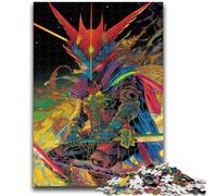 Jigsaw Puzzles for Adults 1000 Pieces Ninja Samurai Help The Brain Exercise Addictive Toys to Cultivate Patience A Work of Art 38x26cm
