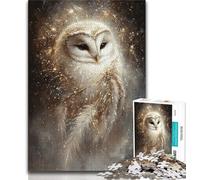 Jigsaw Puzzles for Adults 1000 Pieces Owl, DIY Toys,is Ideal As Gifts for The Whole Family Suitable for And 14 38x26cm