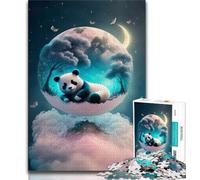 Jigsaw Puzzles for Adults 1000 Pieces Panda Dream Teenager Puzzles,Challenging Game for Is Ideal As A Gift for The Whole Family (size 75x50cm)