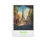 Jigsaw Puzzles for Adults 1000 Pieces Paris Frances DIY Funny Parent-Child Educational Game Toy Sunset Puzzle Gift for Mom, Wife, Friend 70x50cm