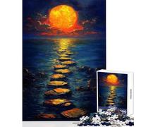 Jigsaw Puzzles for Adults 1000 Pieces Path to The Sun Family Game Home Decoration DIY Toys Improving Love between Couples (38X52CM)