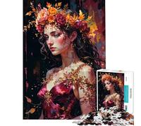 Jigsaw Puzzles for Adults 1000 Pieces Persephone︰ Autumn's Final Whisper Adult Puzzles Relax Games Difficult Hard Gifts for Friends And Family (Size 50x75cm)