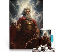 jigsaw puzzles for adults 1000 pieces Perun Slavic Art Made of cardboard，for age 14 years and over Relaxing games Good gift。size：38x52cm/14.96x20.47inch