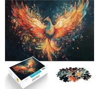 Jigsaw Puzzles for Adults 1000 Pieces Phoenix Rising Herausfordernd Schwierig Geburtstagsgeschenk, Geschenke, Wandkunst38x26cm