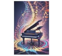 Jigsaw Puzzles for Adults 1000 Pieces Piano Wooden Puzzle Relaxing Game Brain Teasers 78×53cm