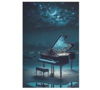 Jigsaw Puzzles for Adults 1000 Pieces Piano Wooden Puzzle Relaxing Game Brain Teasers 78×53cm