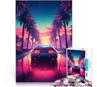 jigsaw puzzles for adults 1000 pieces pink blue and orange car learning educational puzzle 26x38cm deal as gifts for the whole family