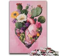 Jigsaw Puzzles for Adults 1000 Pieces Plant Heart Toys Educational Games Stress Relieving Suitable for Desktop Decoration 50x75cm