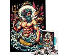 Jigsaw Puzzles for Adults 1000 Pieces Poseidons Realm Jigsaw Relaxing Games But Fun And Humorous Birthday Present, Gifts, (Size 38x26cm)