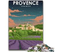Jigsaw Puzzles for Adults 1000 Pieces Procenve France Night Art Educational Games DIY Toys for Is Ideal As A Gift for The Whole Family (size 38x52cm)