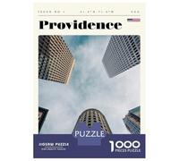 Jigsaw Puzzles for Adults 1000 Pieces Providence Rhode Island Travel Art Puzzles for Adults Family Game For Family Fun Birthday Present, Gifts, 70x50cm/1000pcs