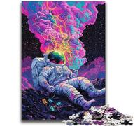 Jigsaw Puzzles for Adults 1000 Pieces Psychedelic Astronaut Adult Jigsaw,Birthday Present, Gifts, Wall Art for Age 14 Years Up (26x38cm)