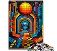 Jigsaw Puzzles for Adults 1000 Pieces Psychedelic Landscape Challenging Game Toys Deal As Gifts for The Whole Family for Ages 14+ 50x75cm