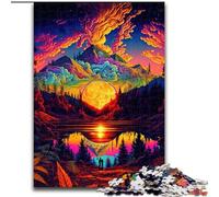Jigsaw Puzzles for Adults 1000 Pieces Psychedelic Nature, Help The Brain Exercise Addictive Toys to Cultivate Patience Perfect Decoration (Size 26x38cm)