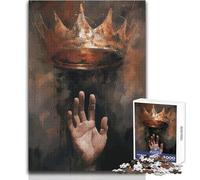 Jigsaw Puzzles for Adults 1000 Pieces Reaching for The Crown Painting Impossible Game Precision Cutting Secret Santa Gifts Size 38x26cm