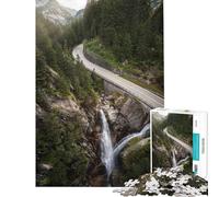 Jigsaw Puzzles for Adults 1000 Pieces Road to Paradise Puzzles for Adults Brain Teaser Game Wall Decoration Gifts for Friends And Family (Size 38x52cm)