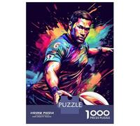 Jigsaw Puzzles for Adults 1000 Pieces Rugby Player Action Adult Jigsaw Hands-on Game Pattern Assembly Challenging To Complete 70x50cm/1000pcs