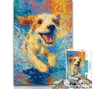 Jigsaw Puzzles for Adults 1000 Pieces Running Dog Puzzles for Teenagers,Challenging Game Gifts for Is Ideal As A Gift for The Whole Family 26x38cm