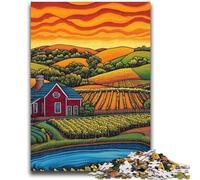 Jigsaw Puzzles for Adults 1000 Pieces Rural Art Educational Stress Relief Toy Gifts for Friends And Family 50x75cm