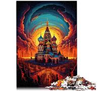 jigsaw puzzles for adults 1000 pieces russia red square Hand speed competition 26x38cm with Matching Poster and Trivia Sheet