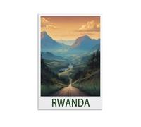 Jigsaw Puzzles for Adults 1000 Pieces Rwanda DIY Funny Parent-Child Educational Game Toy Sunset Puzzle Gift for Mom, Wife, Friend 52x38cm