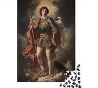 Jigsaw Puzzles for Adults 1000 Pieces Saint Michael's Heavenly Glory Puzzles for Adults Relaxing Games Presents for Women Challenging Game Gifts 38x26cm/1000pcs